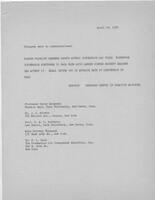 Form Letters sent to Council Members of the Research Society for Creative Altruism, 1955-56, Research Center for Creative Altruism: Administration Files